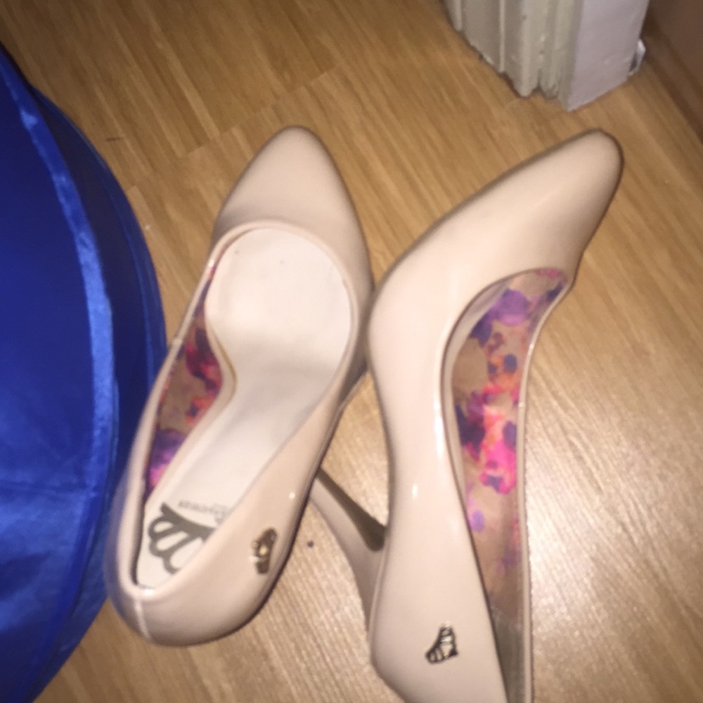 Nude high heels
